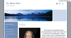 Desktop Screenshot of drsheilasilver.com
