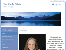 Tablet Screenshot of drsheilasilver.com